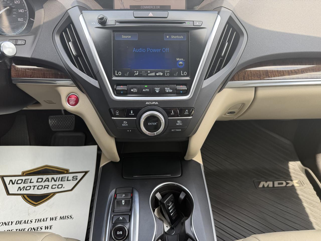 Acura MDX SH-AWD 9-Spd AT w/Tech Package 2017