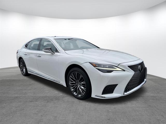 White 2022 Lexus LS Sedan Rear-Wheel Drive Automatic
