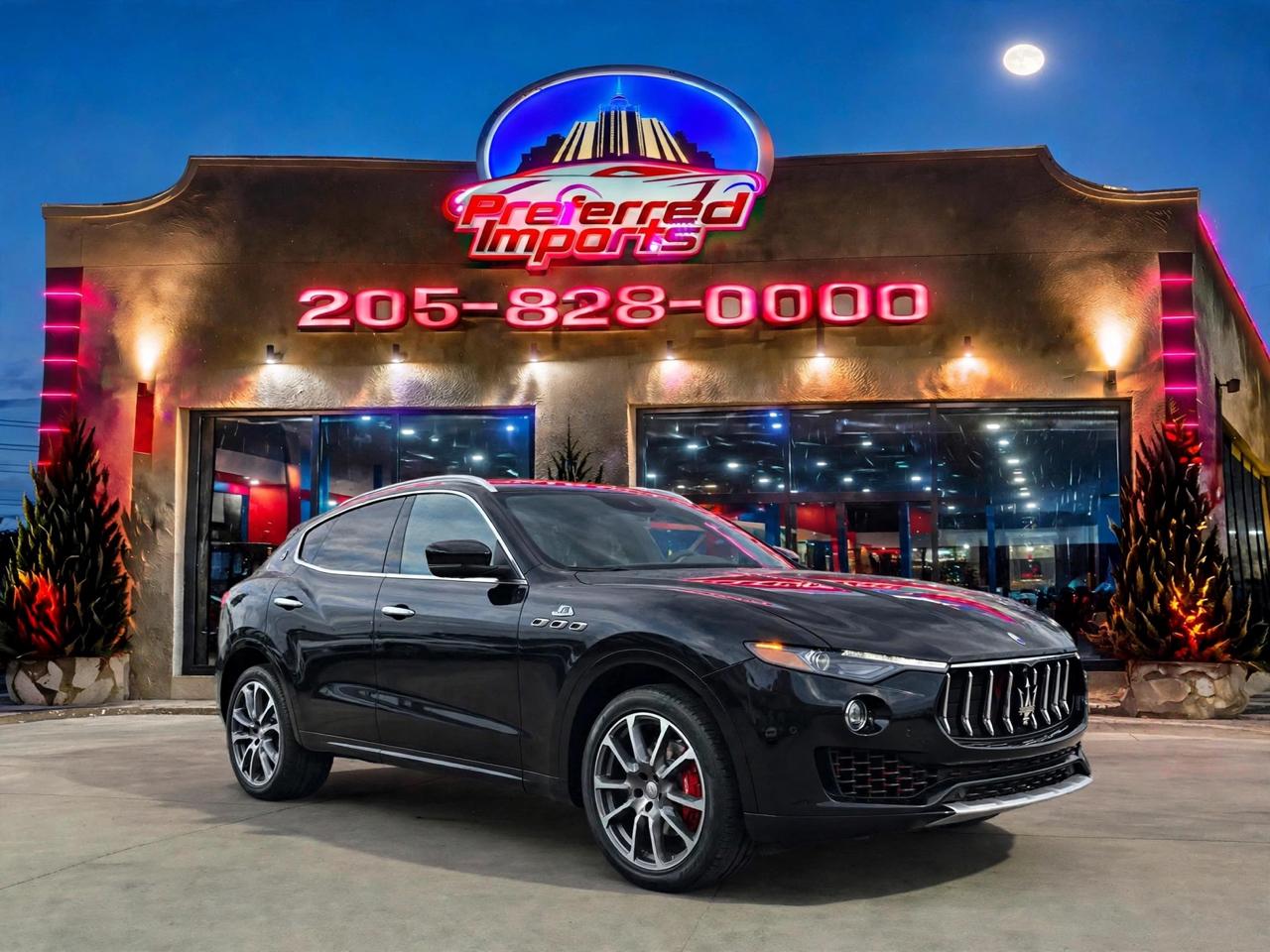 Black 2017 Maserati Levante SUV / Crossover All-Wheel Drive Automatic