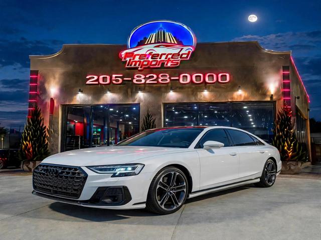 White 2025 Audi A8 Sedan All-Wheel Drive Automatic