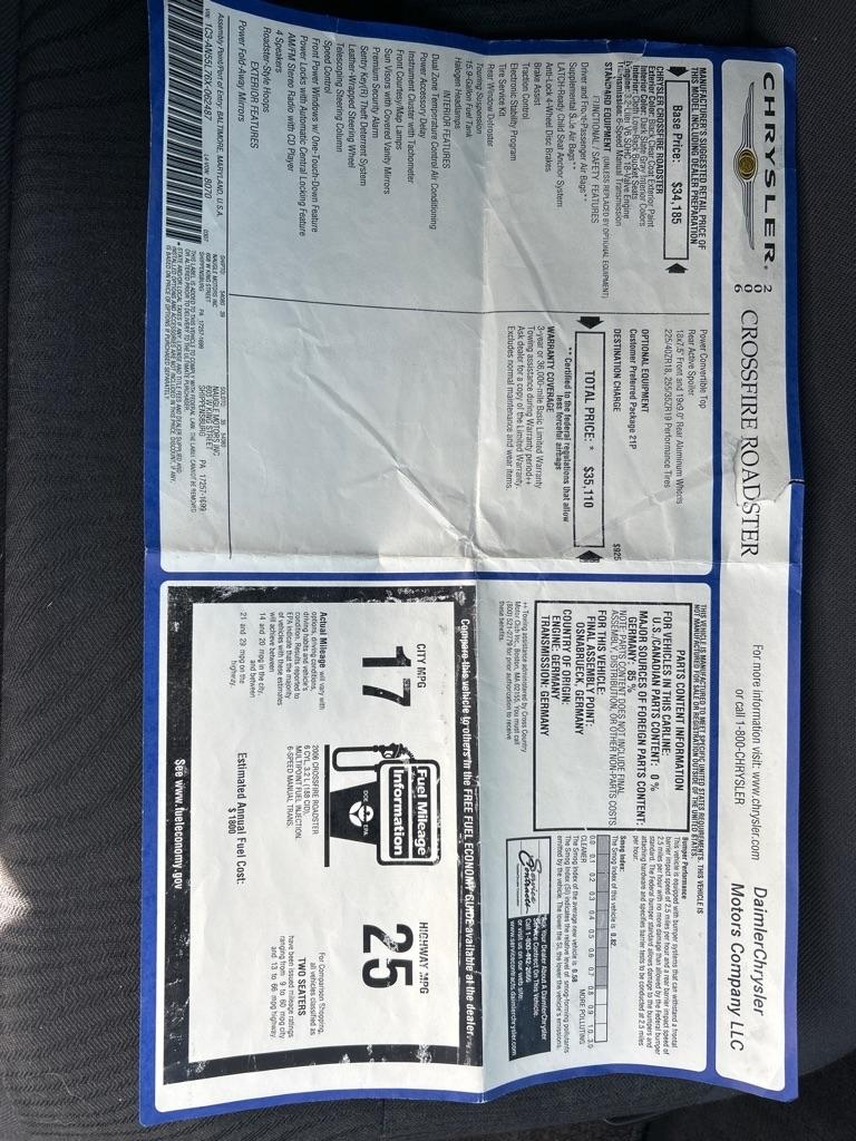 Chrysler Crossfire  2006