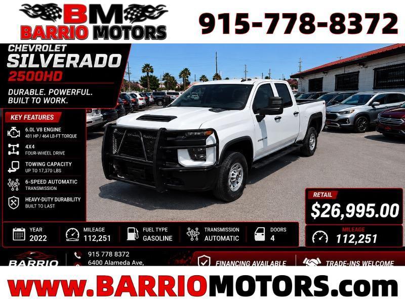 2022 Chevrolet Silverado 2500HD Work Truck Crew Cab Short Box 4WD