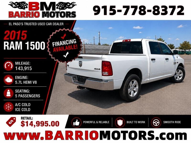 RAM 1500 Tradesman Crew Cab SWB 4WD 2015
