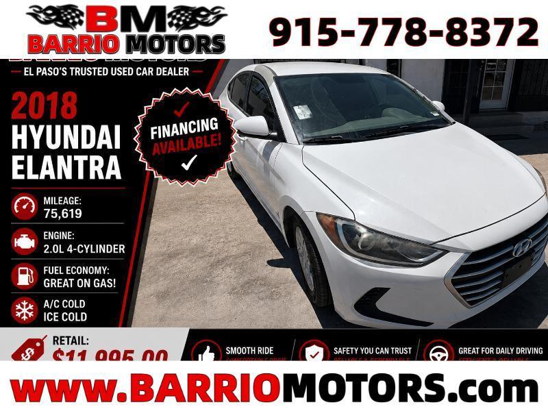 2018 Hyundai Elantra SE 6AT