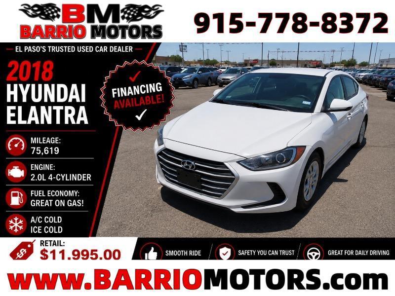 2018 Hyundai Elantra SE 6AT