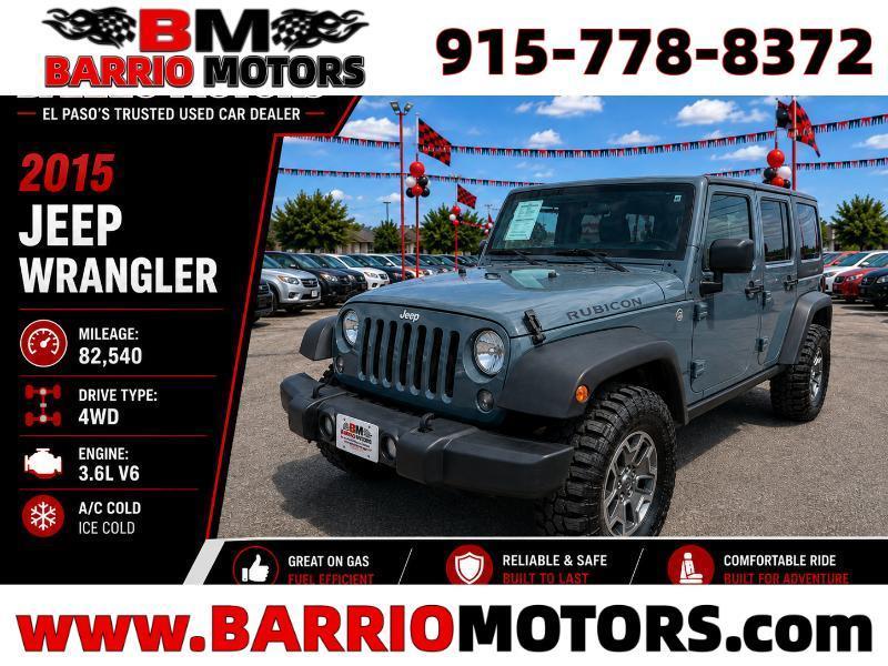 2015 Jeep Wrangler Unlimited Rubicon 4WD