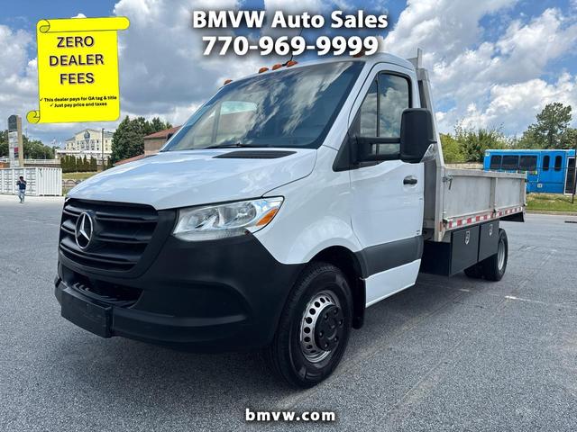 White 2019 Mercedes-Benz Sprinter Cab Chassis Van 4X2 Automatic