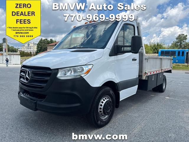 White 2019 Mercedes-Benz Sprinter Cab Chassis Van 4X2 Automatic