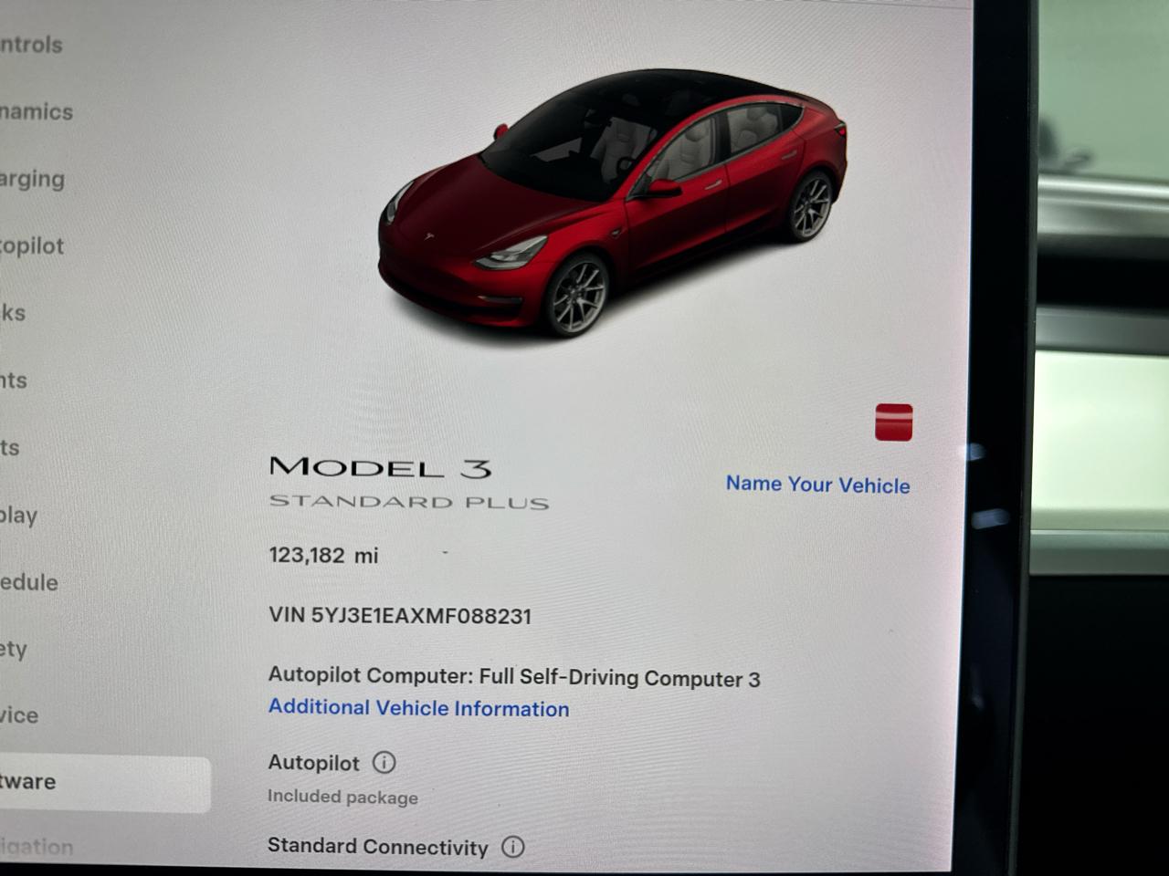 Tesla Model 3 Standard Range Plus RWD 2021