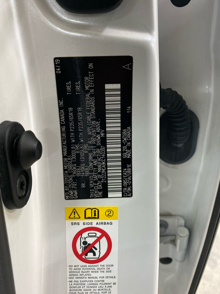 Lexus RX RX 350 FWD 2019