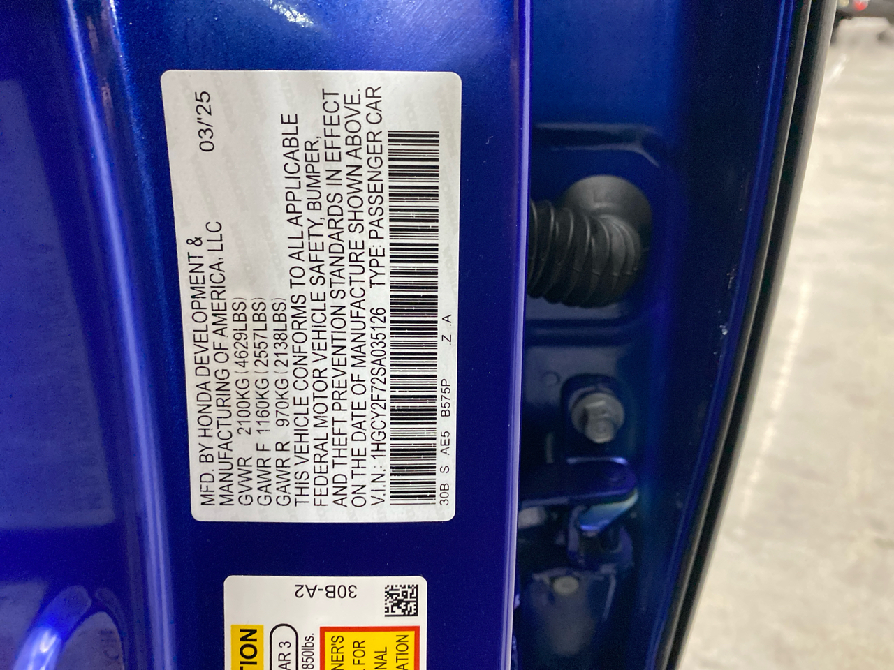 Honda Accord Hybrid Sport-L Sedan 2025