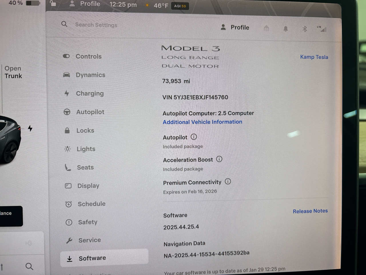 Tesla Model 3 Long Range Battery AWD 2018