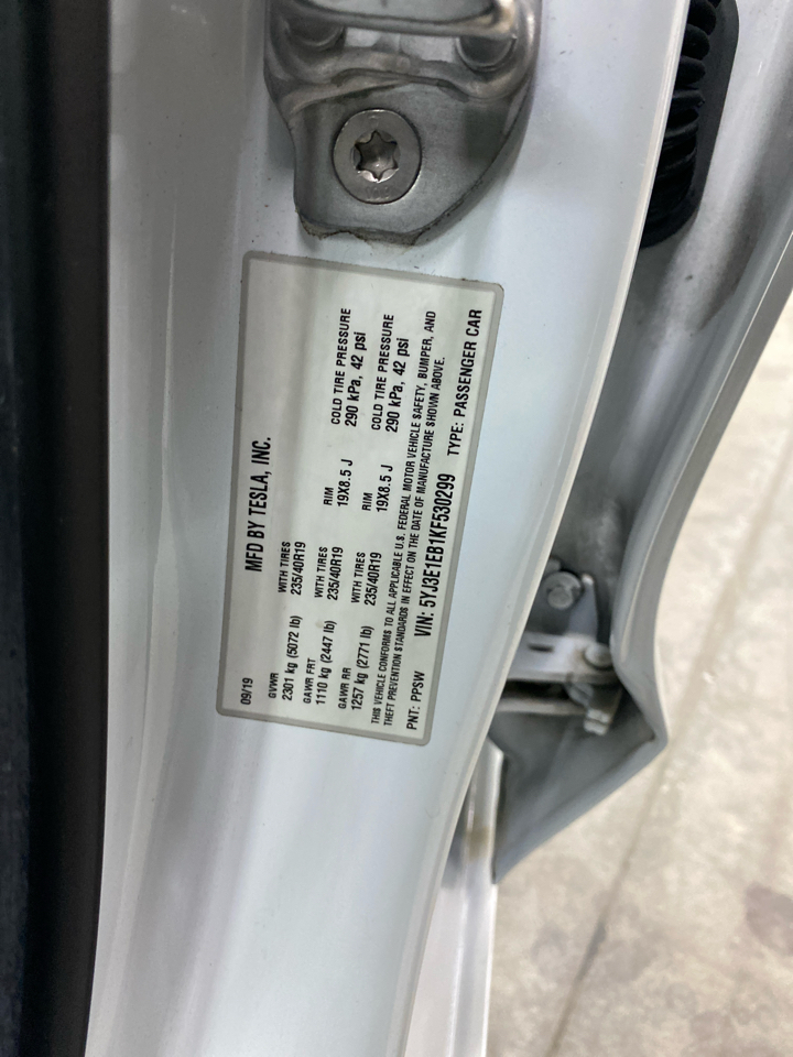 Tesla Model 3 Long Range AWD 2019