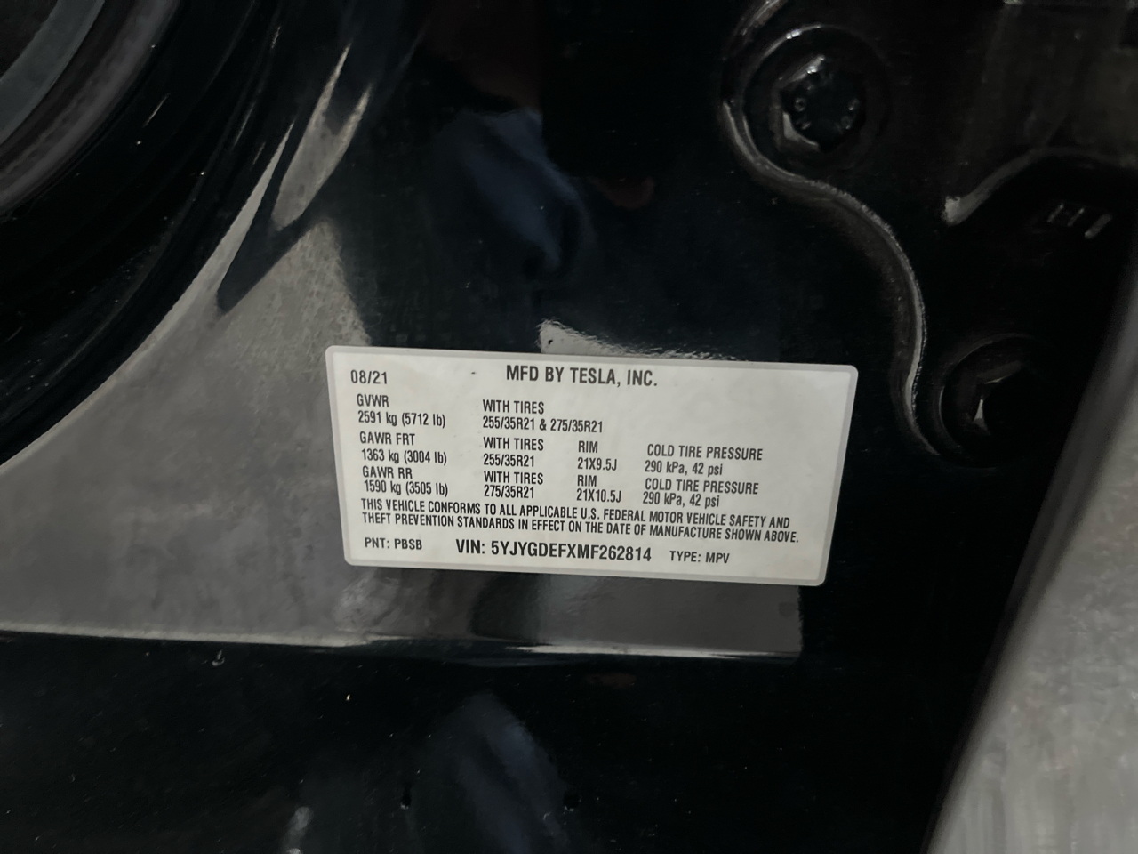 Tesla Model Y Performance AWD 2021