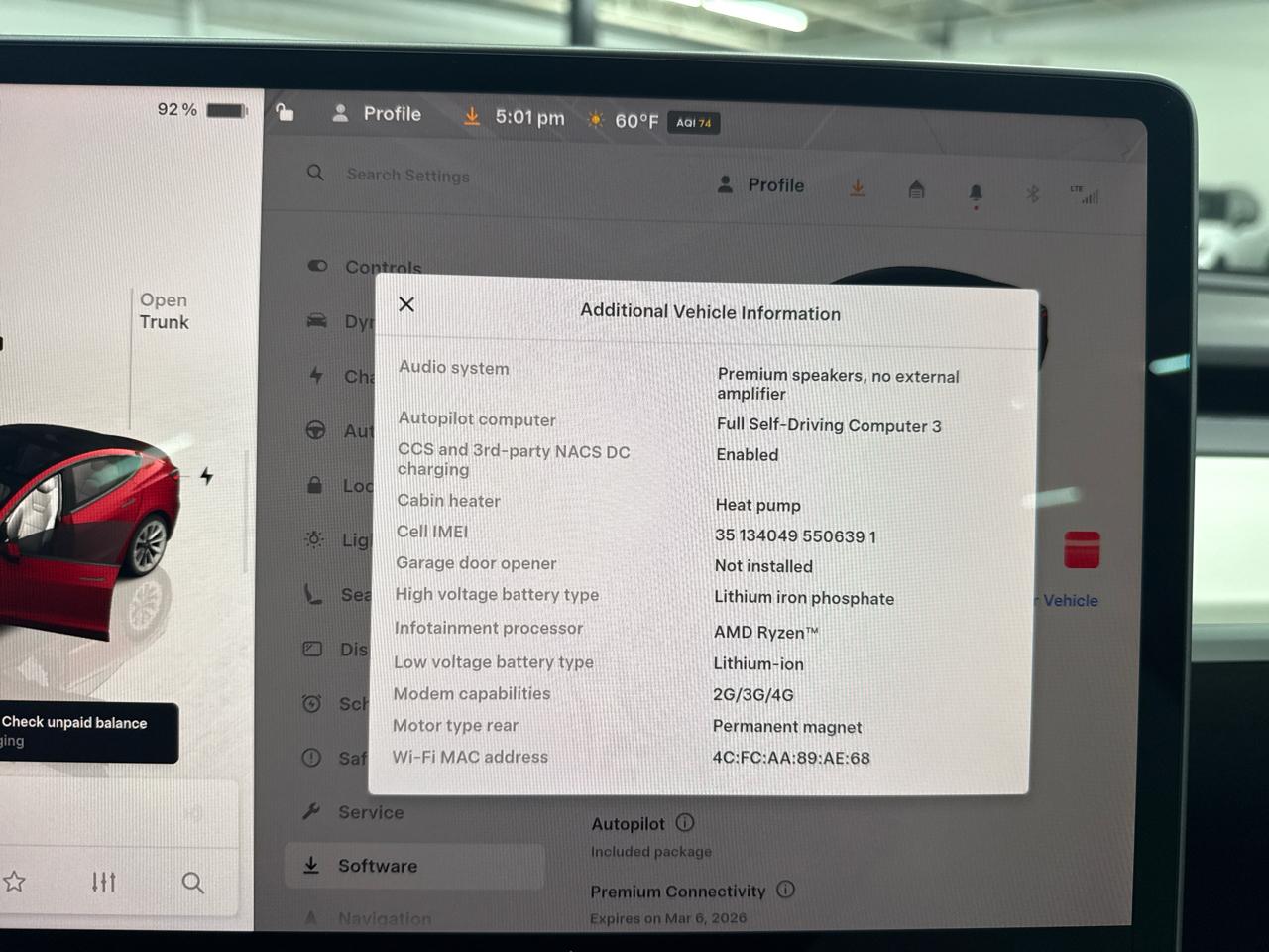 Tesla Model 3 Standard Range Plus RWD 2023