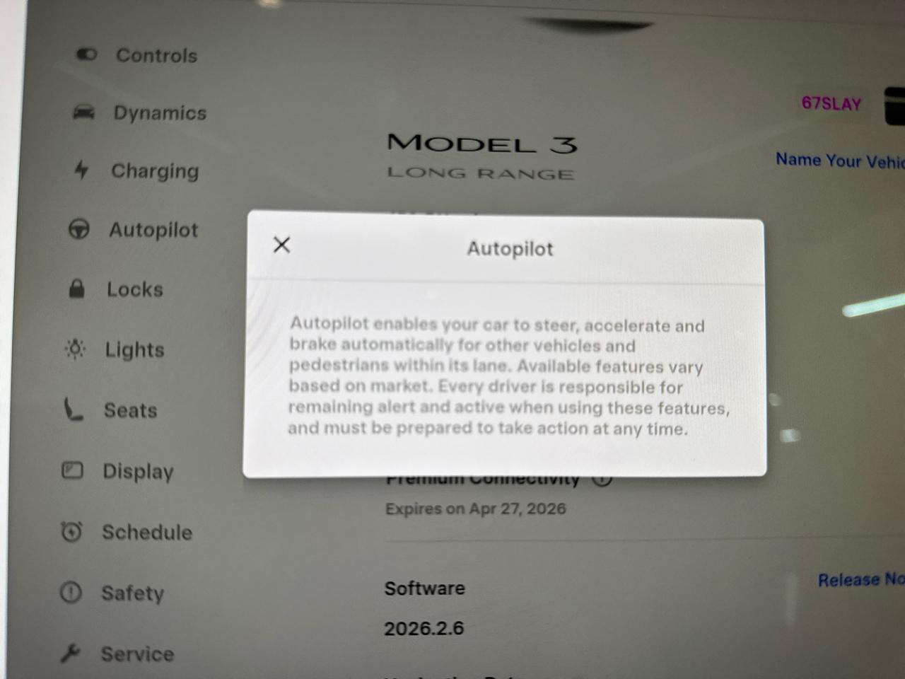 Tesla Model 3 Long Range Battery RWD 2018