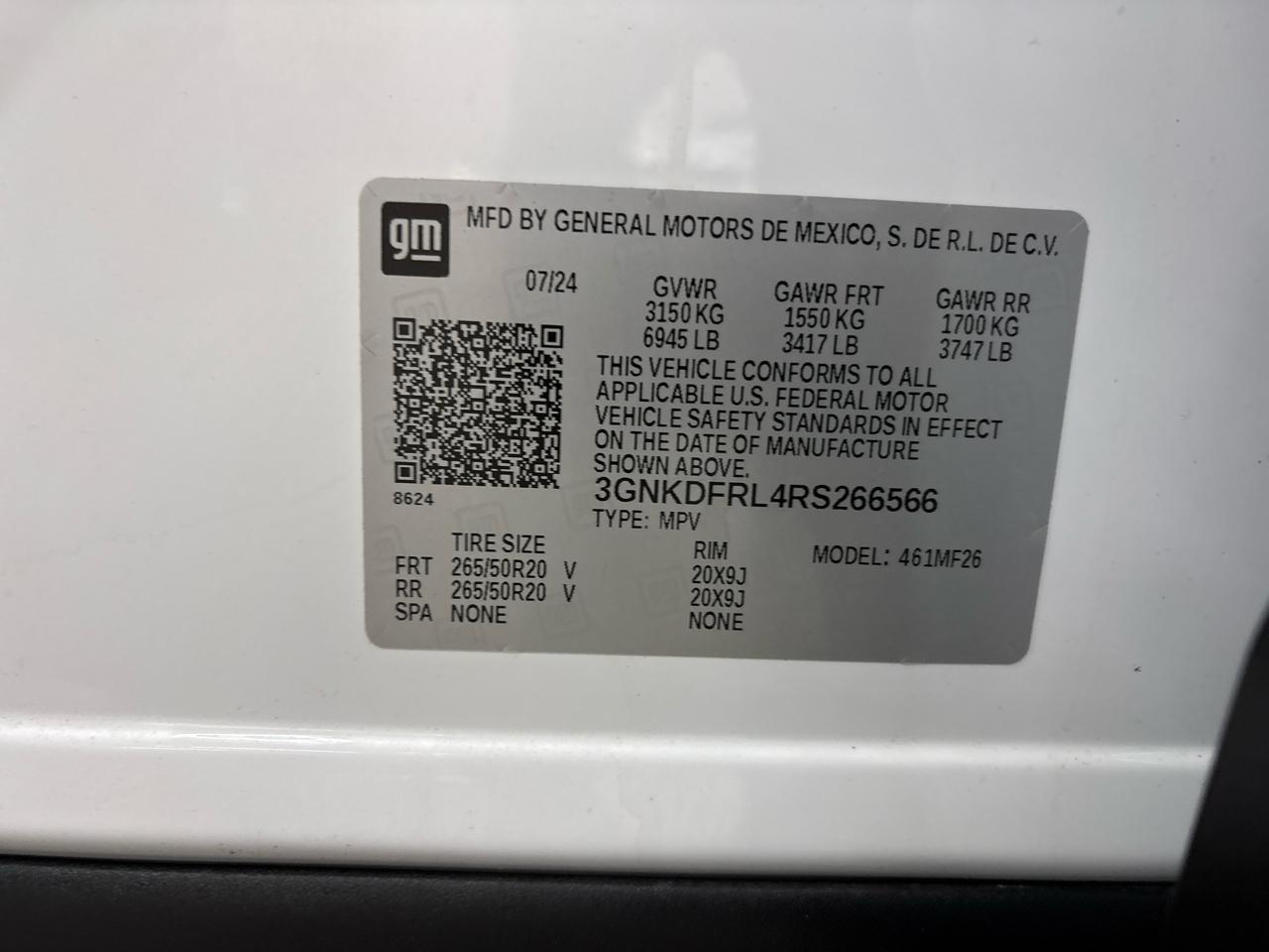 Chevrolet Blazer EV eAWD 4dr Police 2024