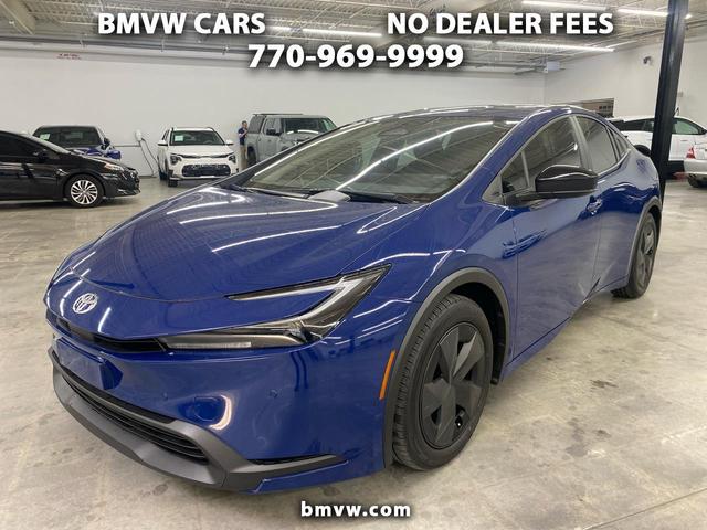 Blue 2025 Toyota Prius LE FWD Hatchback Front-Wheel Drive Automatic