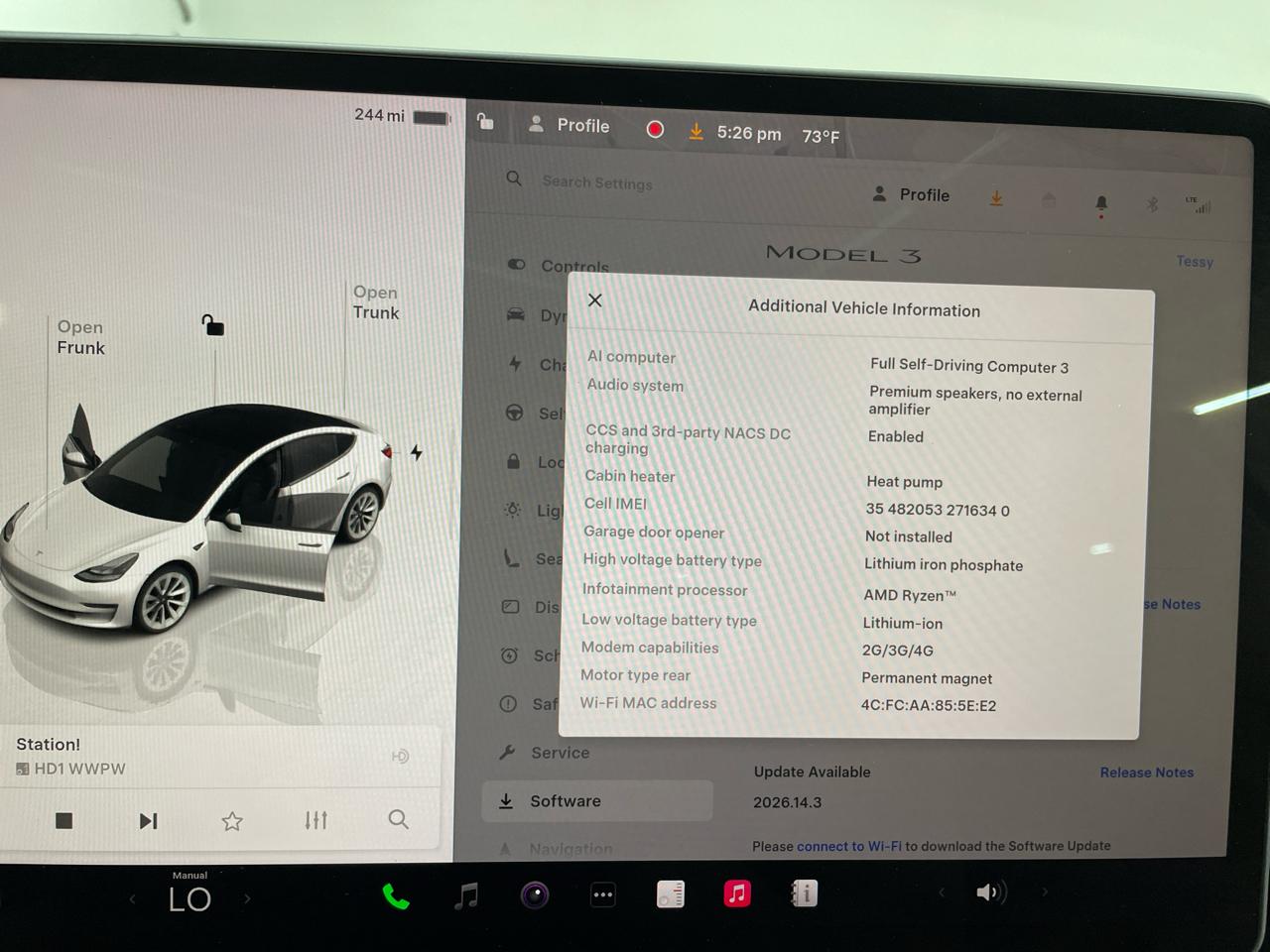 Tesla Model 3 RWD 2023