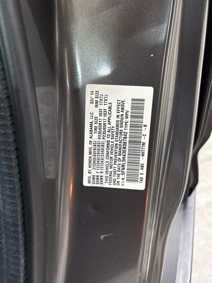 Honda Odyssey 5dr EX 2014