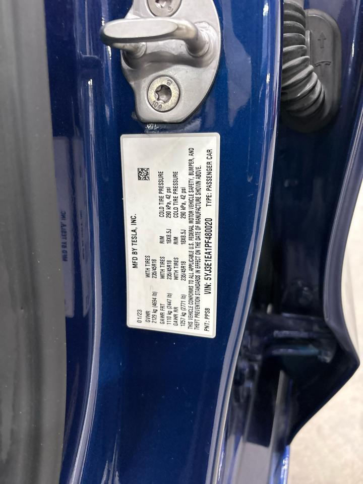 Tesla Model 3 Standard Range Plus RWD 2023