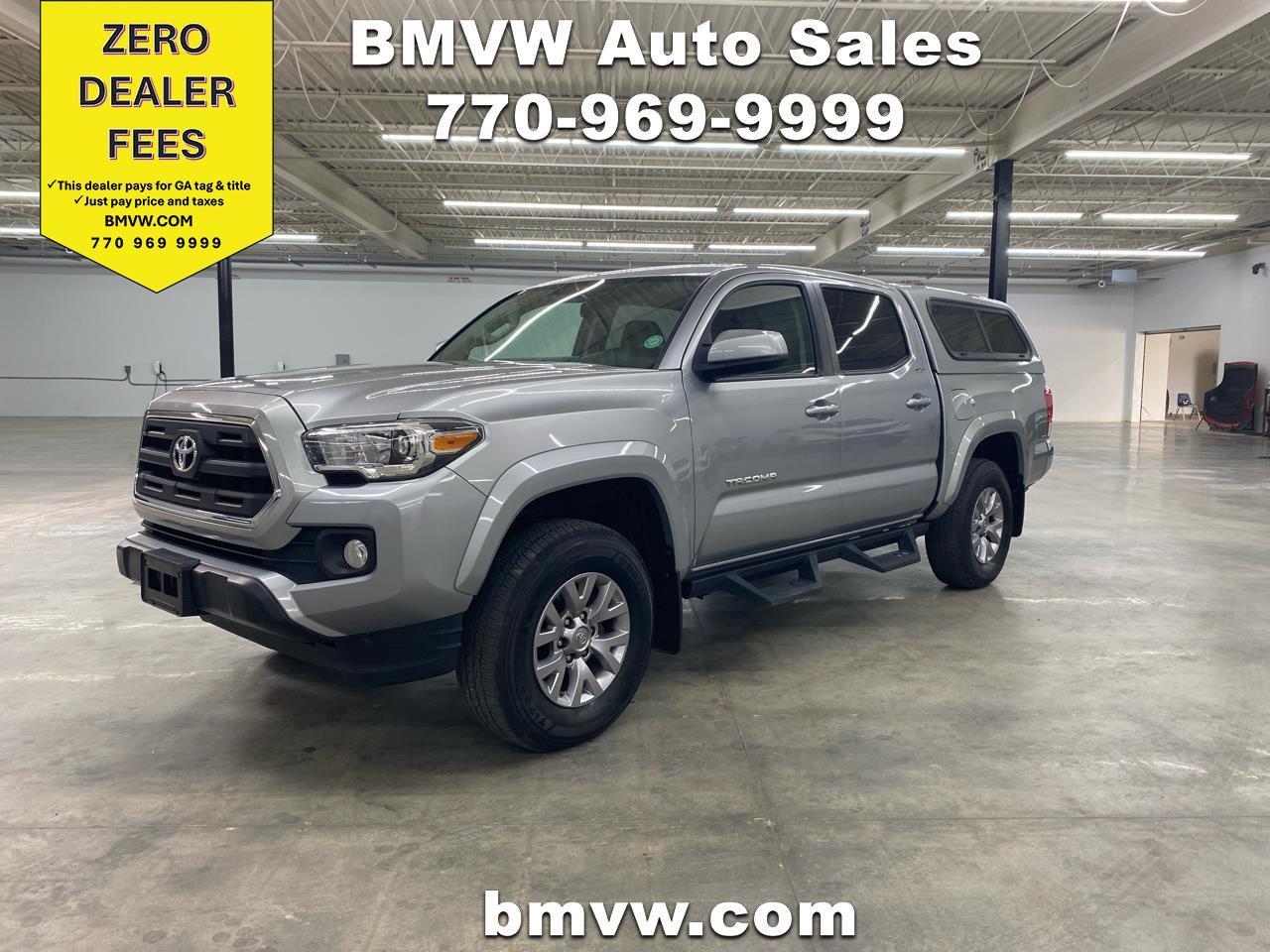 Silver 2017 Toyota Tacoma Pickup Truck Four-Wheel Drive Automatic