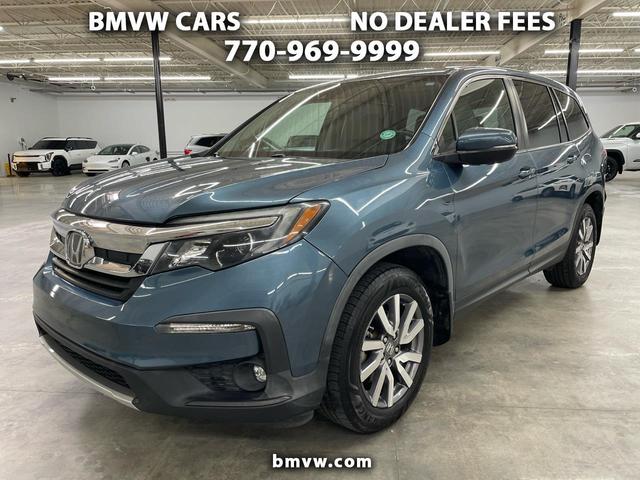 Blue 2020 Honda Pilot EX-L FWD SUV / Crossover Front-Wheel Drive Automatic