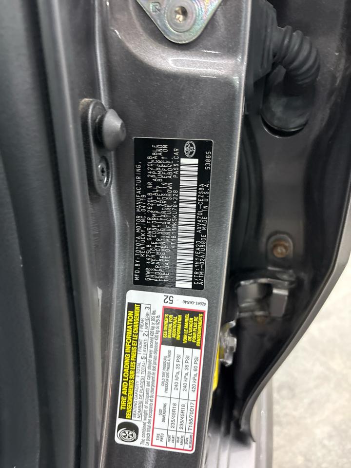 Toyota Camry SE 2019