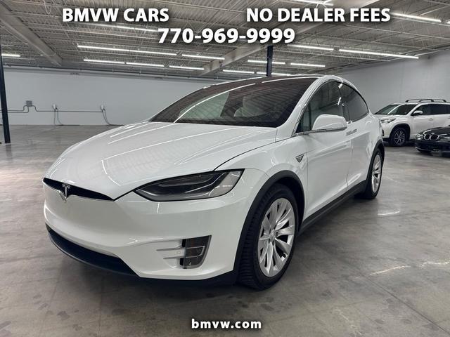 White 2017 Tesla Model X 90D AWD SUV / Crossover All-Wheel Drive