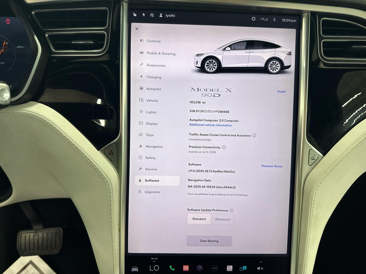 Tesla Model X 90D 2017
