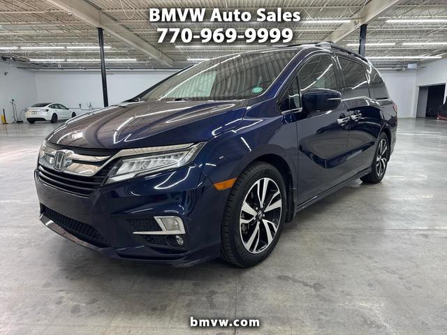 Blue 2020 Honda Odyssey Minivan Front-Wheel Drive Automatic