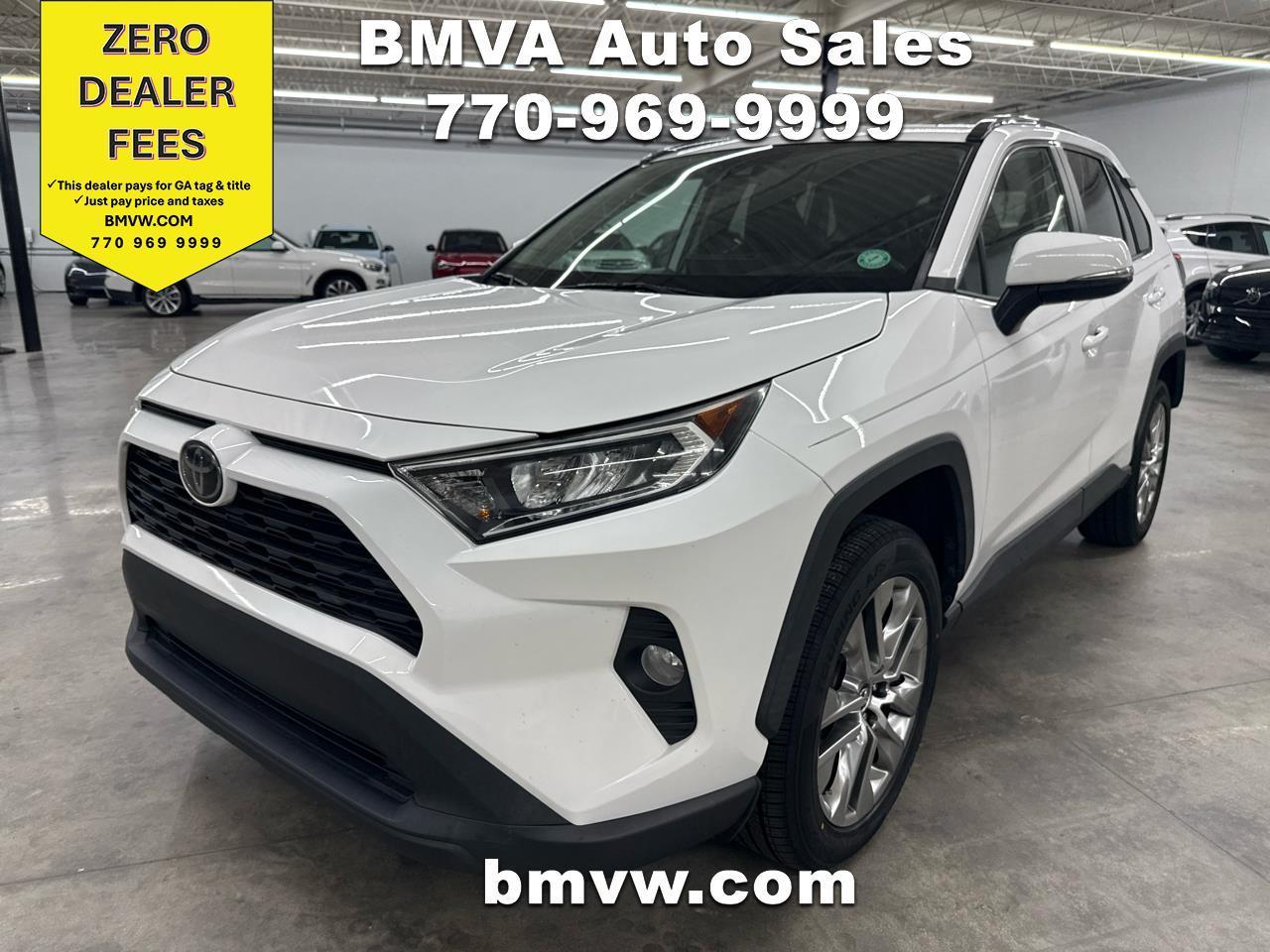 White 2020 Toyota RAV4 SUV / Crossover Front-Wheel Drive Automatic