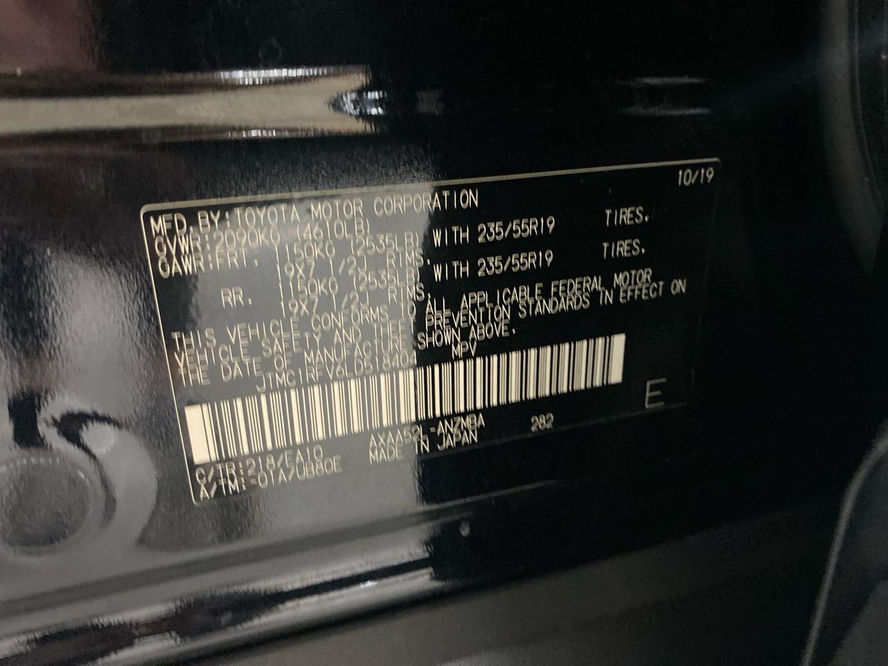 Toyota RAV4 XLE Premium FWD (Natl) 2020
