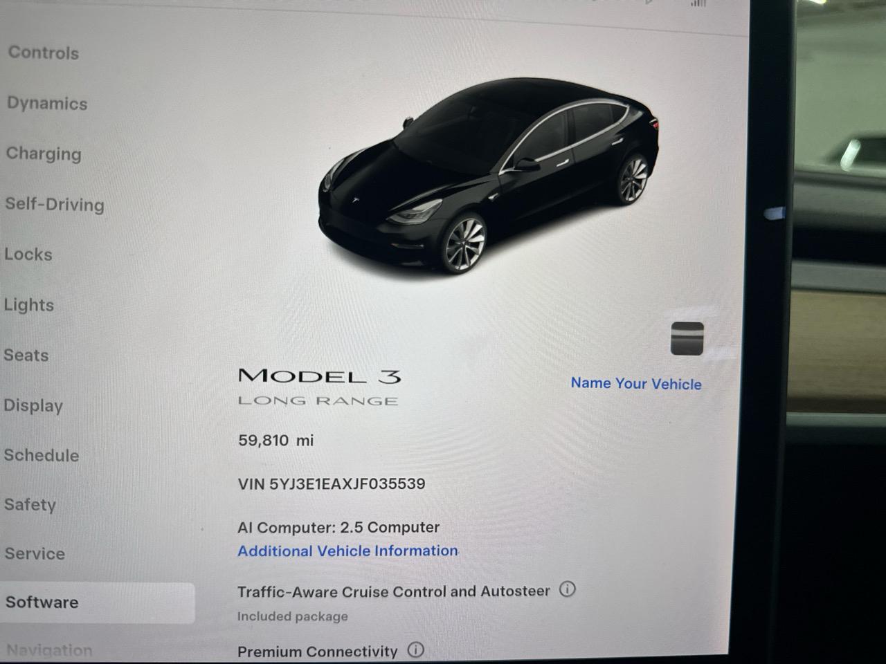 Tesla Model 3 Mid Range Battery RWD 2018