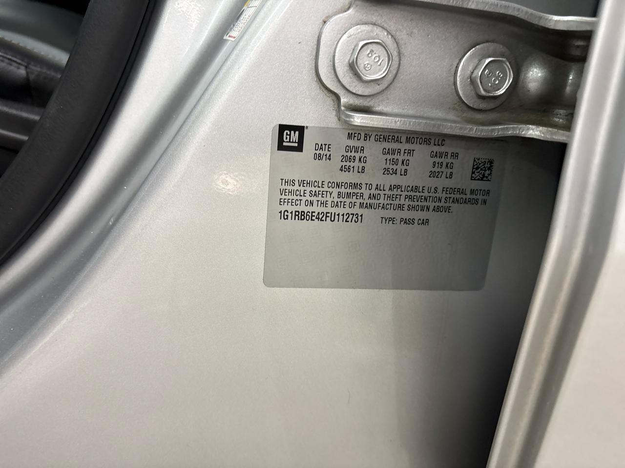Chevrolet Volt 5dr HB 2015
