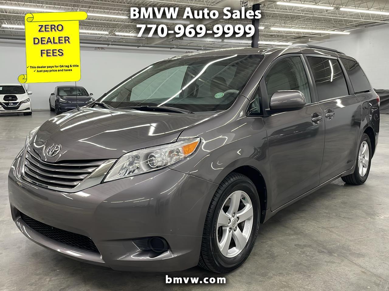 Toyota Sienna 5dr 8-Pass Van V6 LE FWD (Natl) 2012