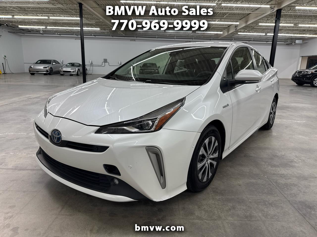 White 2022 Toyota Prius Hatchback All-Wheel Drive Automatic