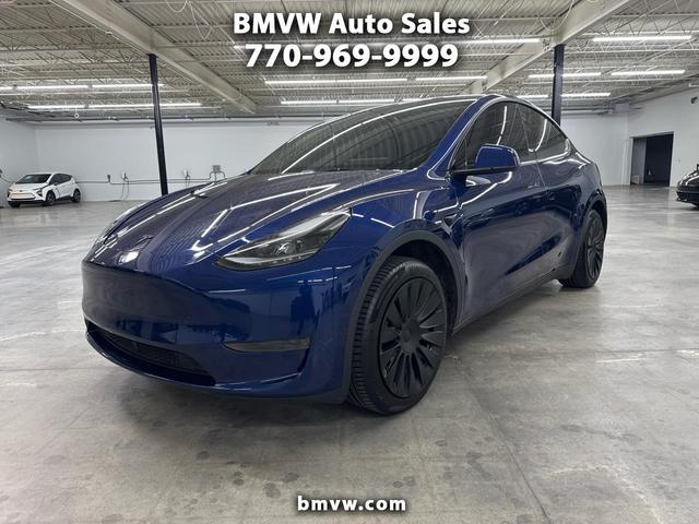 Blue 2024 Tesla Model Y Rear-Wheel Drive Automatic