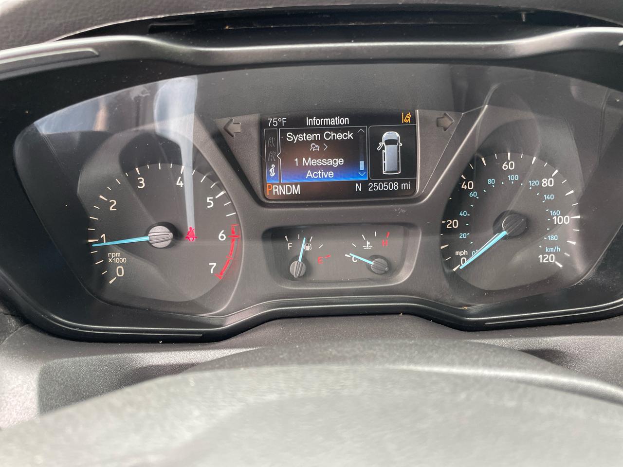 Ford Transit Van T-250 130" Low Rf 9000 GVWR Sliding RH Dr 2019