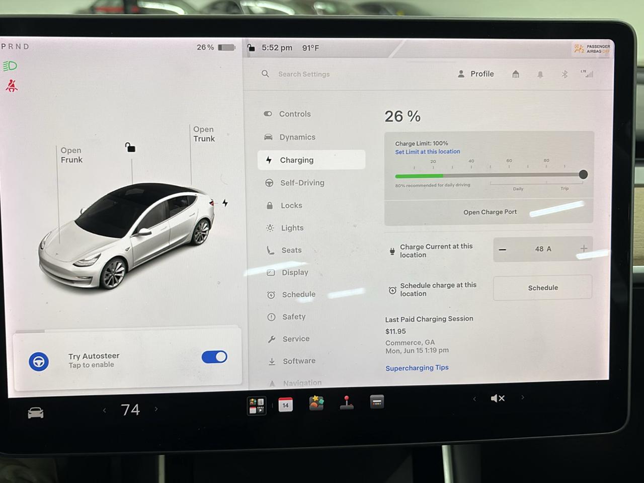Tesla Model 3 Long Range Battery AWD 2018
