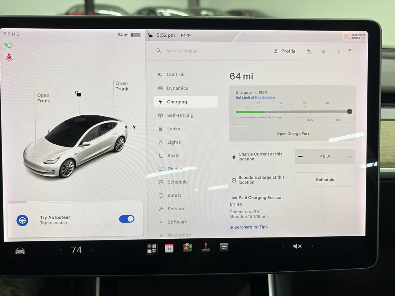 Tesla Model 3 Long Range Battery AWD 2018