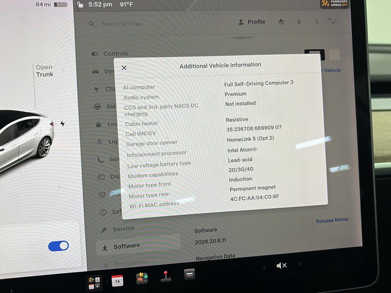Tesla Model 3 Long Range Battery AWD 2018