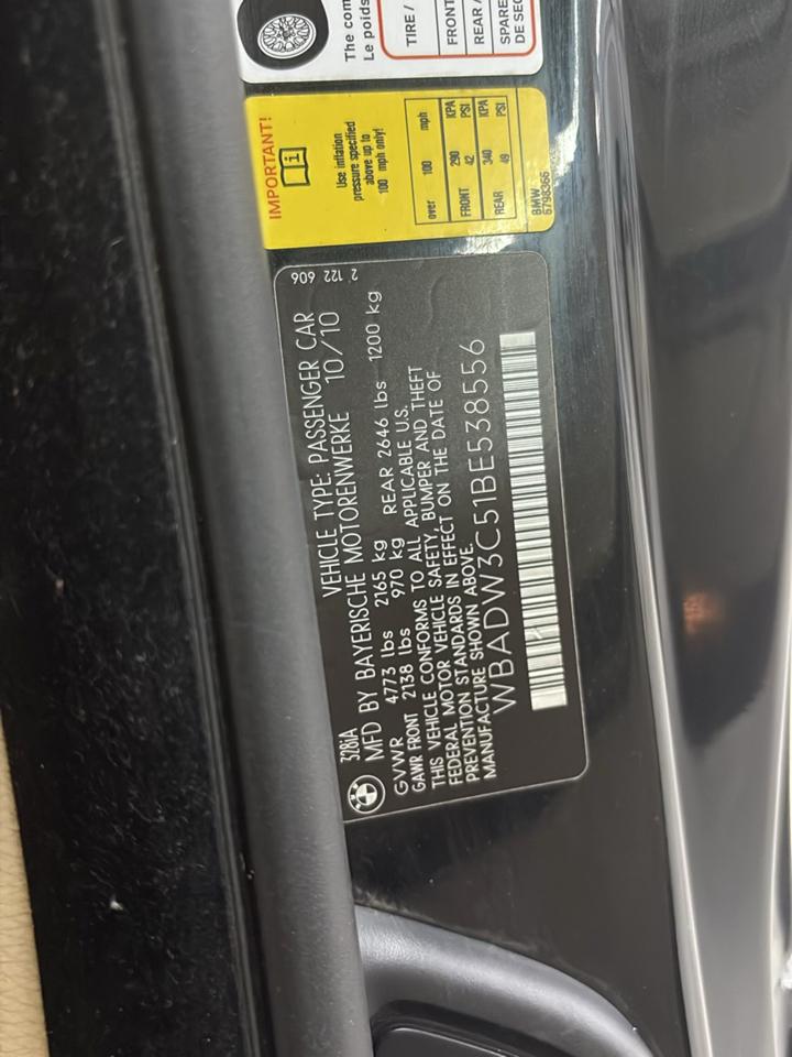 BMW 3 Series 2dr Conv 328i 2011