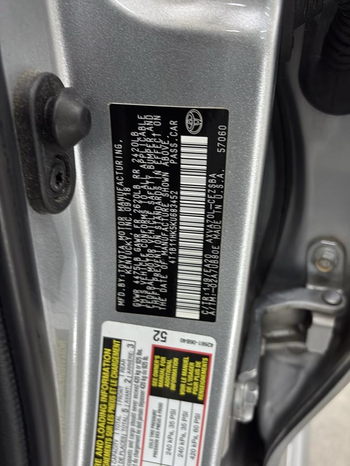 Toyota Camry SE Auto (Natl) 2019