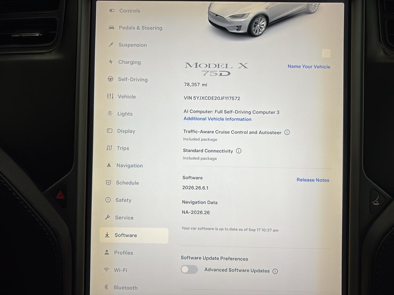 Tesla Model X 75D AWD 2018