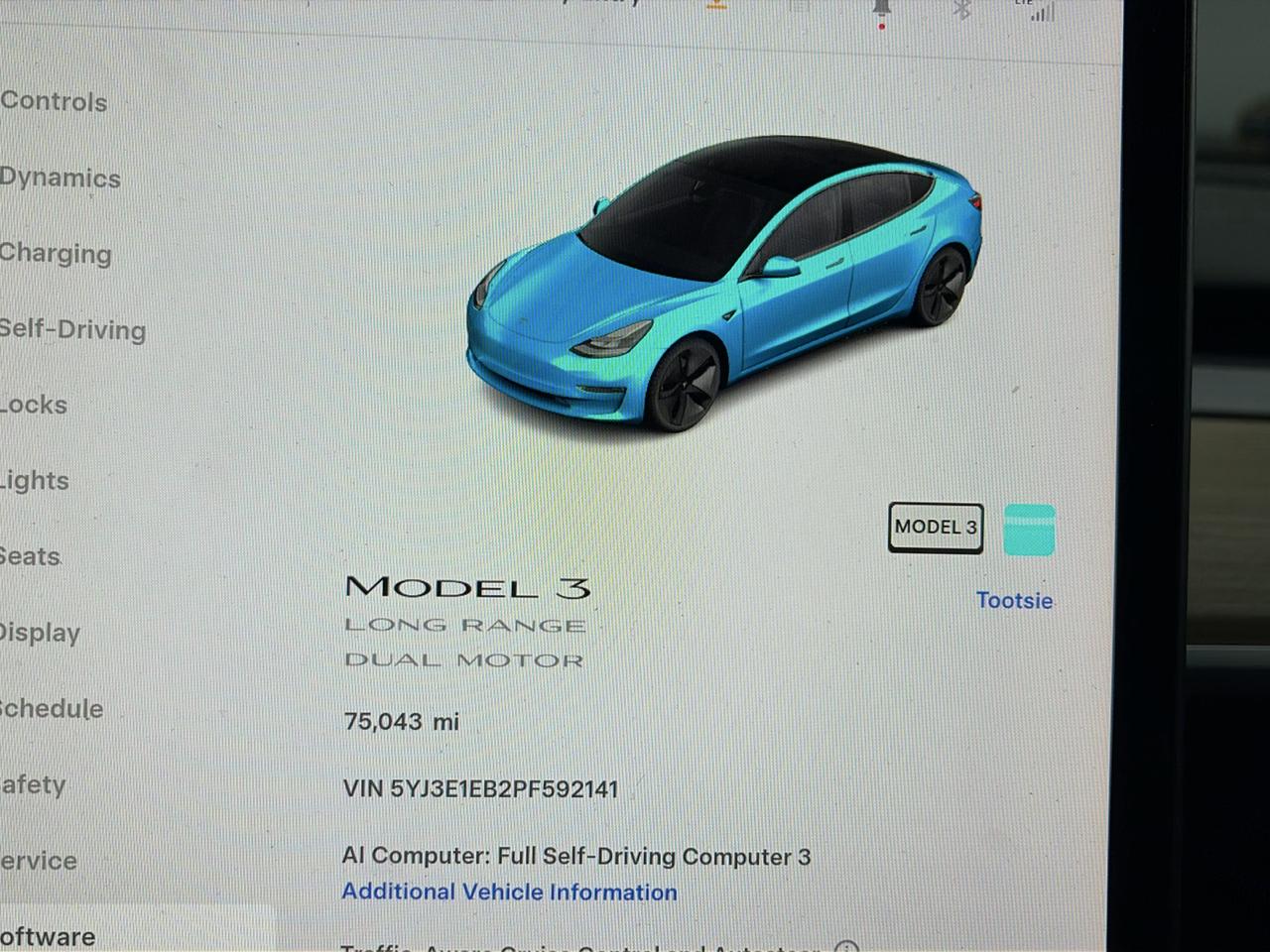 Tesla Model 3 Long Range AWD 2023