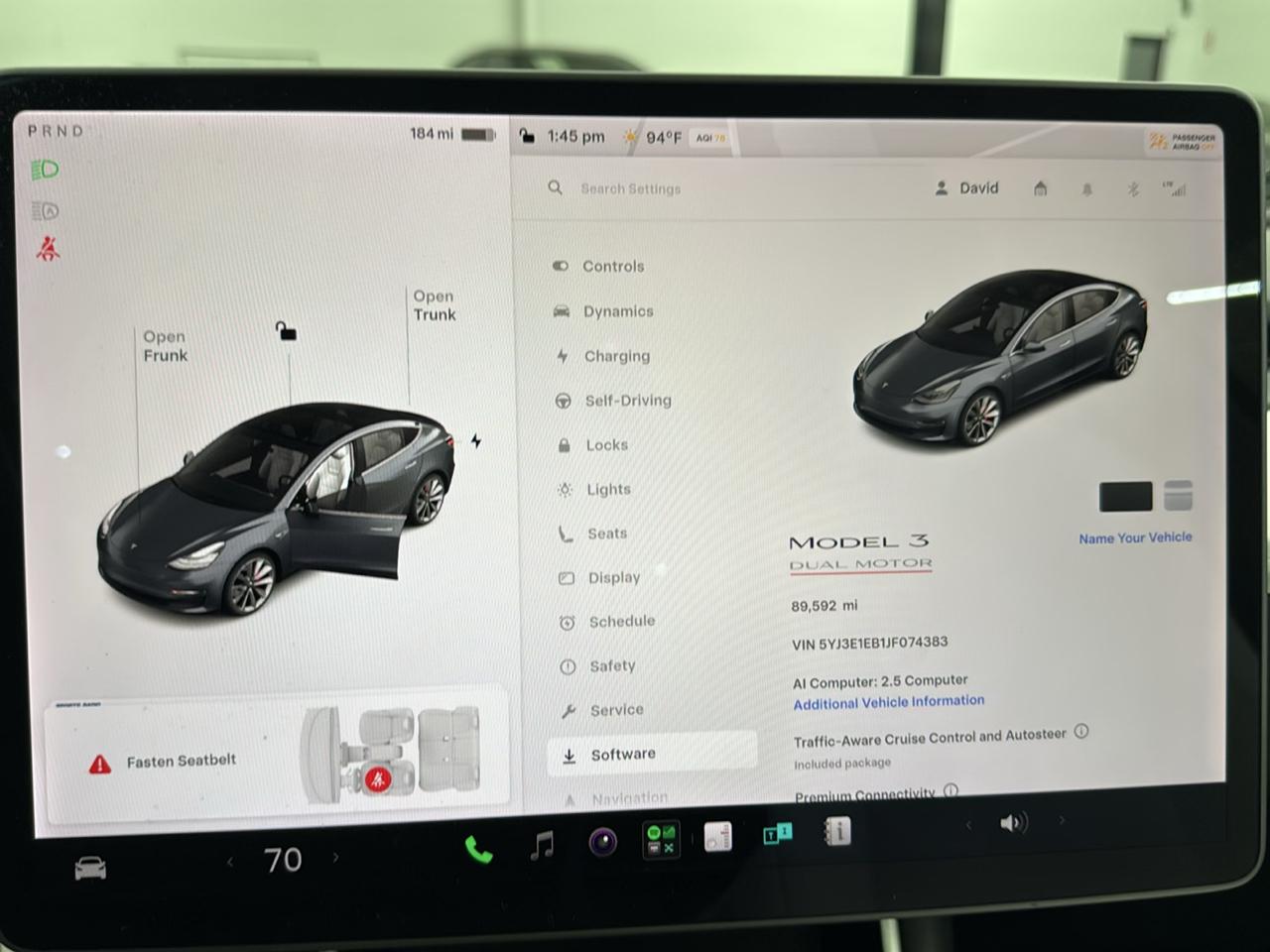 Tesla Model 3  2018