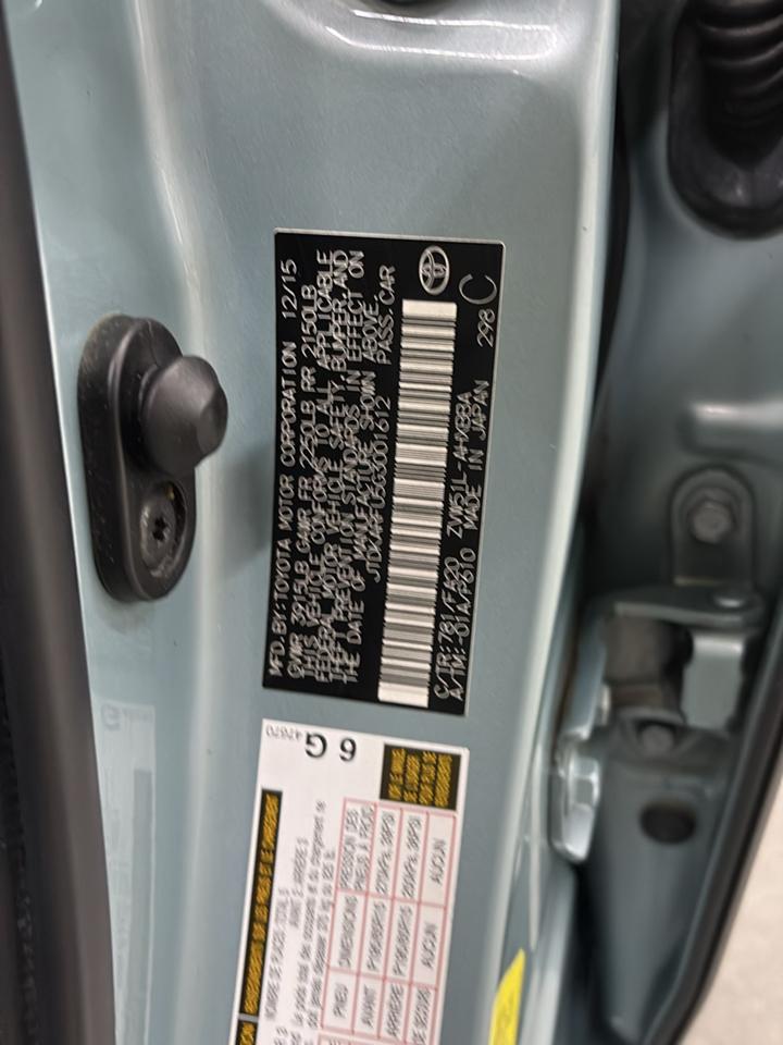 Toyota Prius 5dr HB Three Touring (Natl) 2016