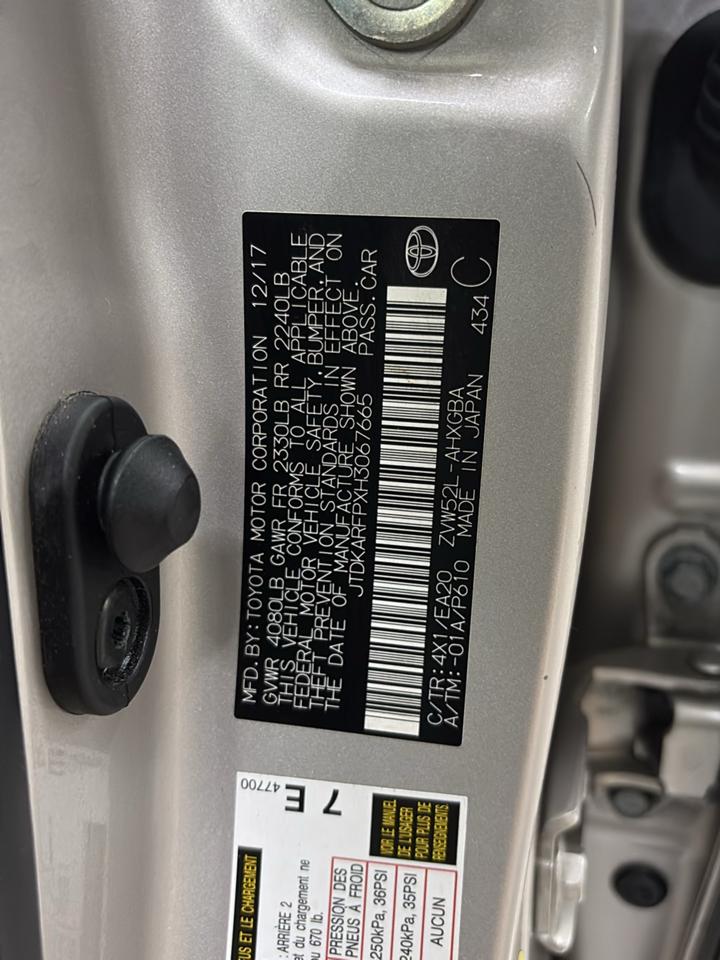 Toyota Prius Prime Advanced (Natl) 2017