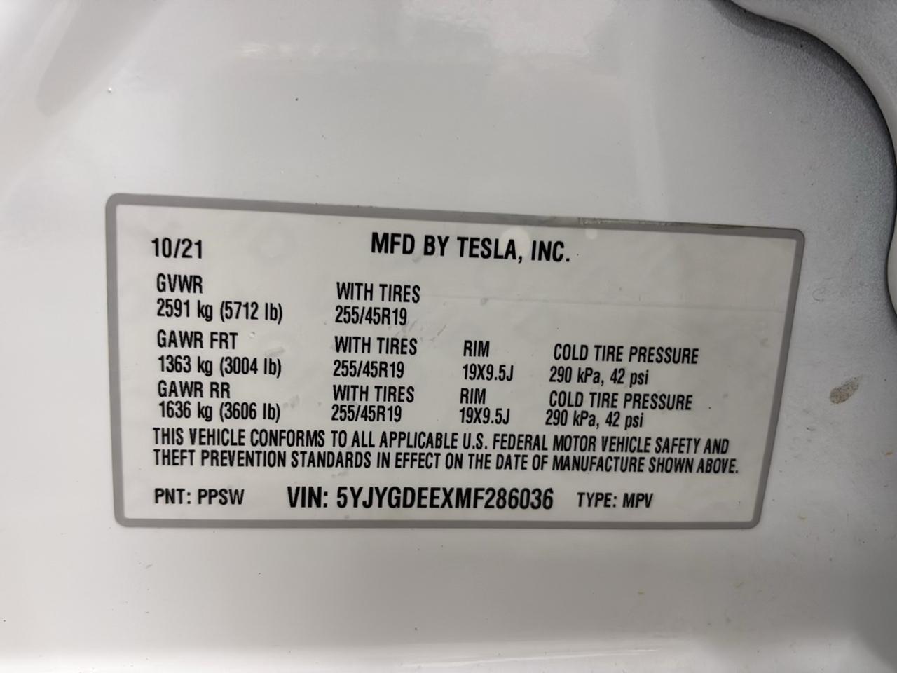 Tesla Model Y Long Range AWD 2021